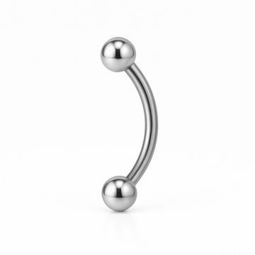 Piercing Titânio Microbell Curvo