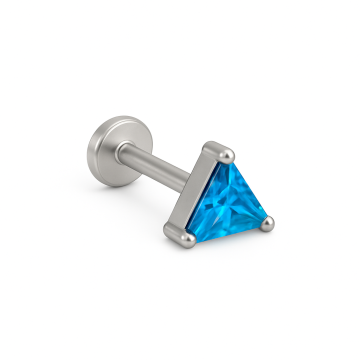 Piercing Titânio Labret Triângulo