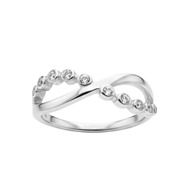 ANEL DE PRATA 925 MODELO INFINITO